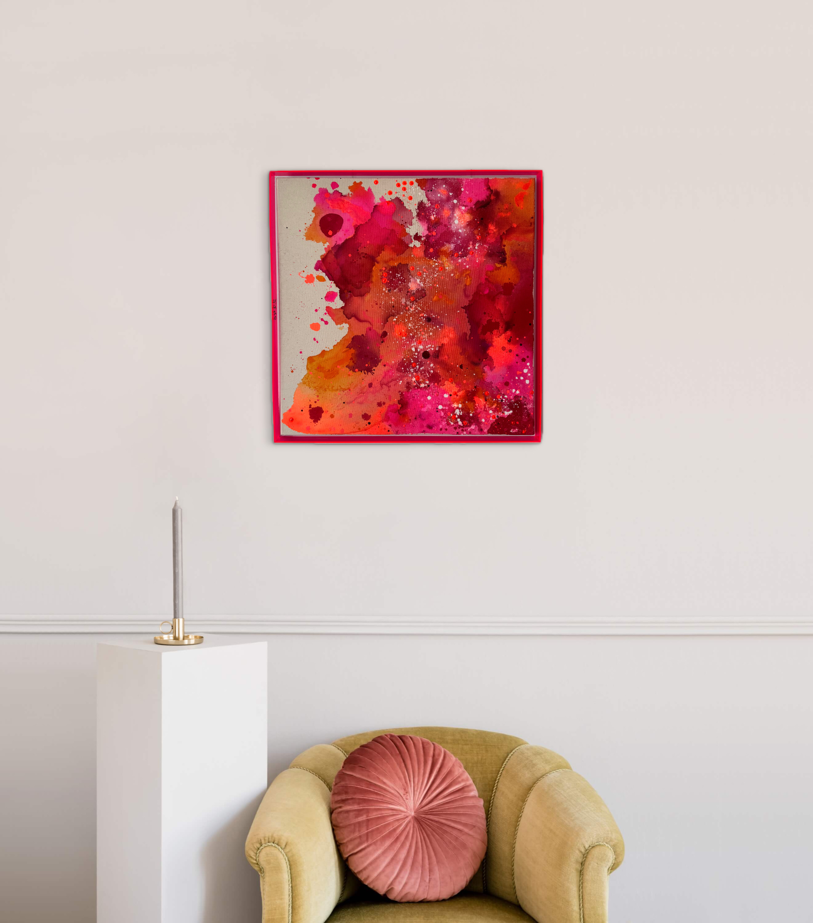 Akkorde - Präsenz, 2026, Acryl auf roher Baumwollleinwand, Ansicht 21